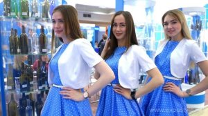 Выставка "Продэкспо". Девушки стендистки для работы на стенде.