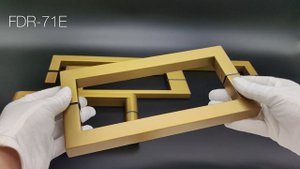 Ручки для стекла эконом в отделке БРАШИРОВАННОЕ ЗОЛОТО