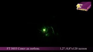 Батарея салютов 'Совет да любовь' FT 5055