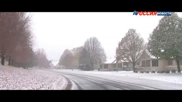 Миннеаполис, штат Миннесота сильный снег