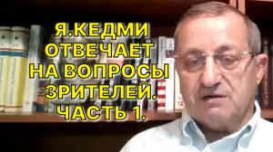Я.КЕДМИ: Нельзя подгонять интересы государства под интересы других стран