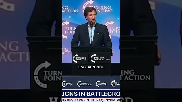 Trump Introduces Tucker on Stage