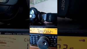 Приём cw на антенну ГП 14мгц