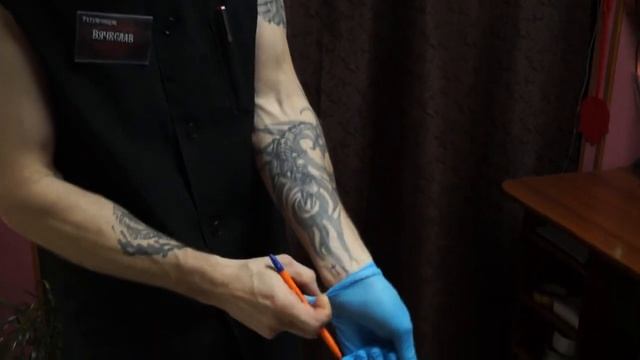Татуировка в слепую в TVK Tattoo Club! тату для самых смелых!