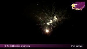 Батарея салютов 'Веселая прогулка' FT 5018