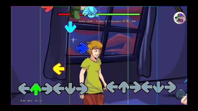 FNF vs. Shaggy HD mod on android ( with 6,9) keys смотреть онлайн