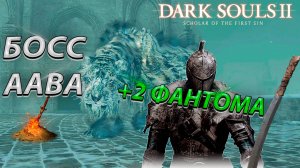 БОСС ААВА, ПИТОМЕЦ КОРОЛЯ! DLC! Dark Souls 2: scholar of the first sin (BOSS FIGHTS)