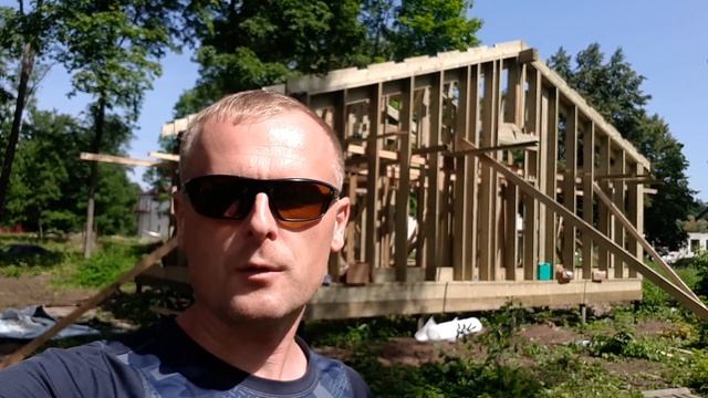 Начинаем строить еще один деревянный каркасный дом смотреть онлайн