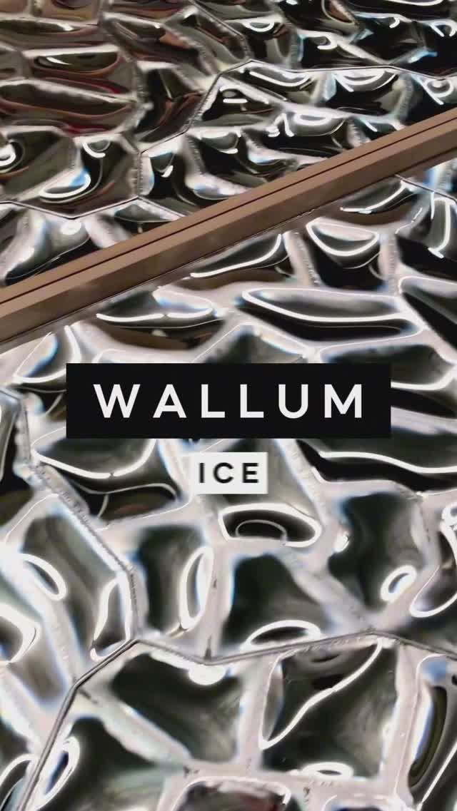 #DECORA_WALLUM |Стеклянные модульные панно, коллекция «Лёд», отделка «Арктика» #interiordesign #art
