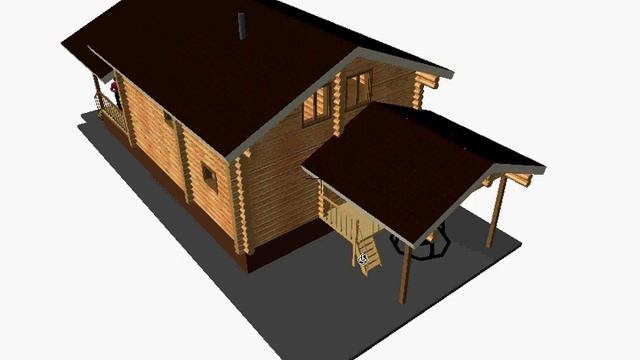 концепция бани с двумя террасами. смотреть онлайн