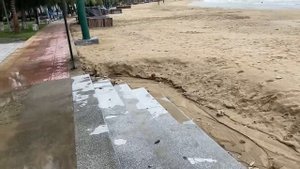 Вьетнам / Нячанг 🇻🇳 мини обзор северного пляжа в Ноябре после дождей.