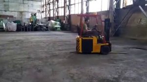 Восстановленный нами наш бывший Электропогрузчик Балканкар. продан