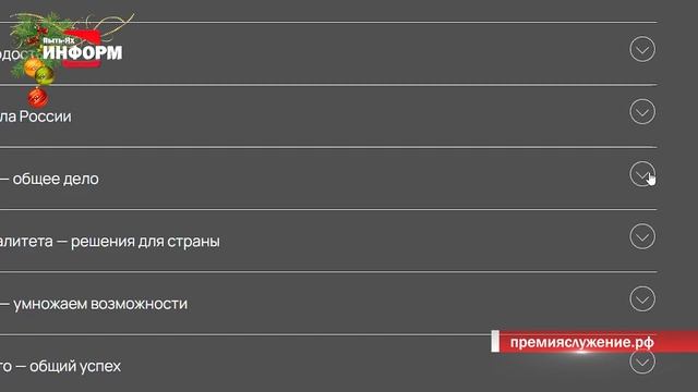 Народное голосование за проекты Всероссийской премии «Служение»