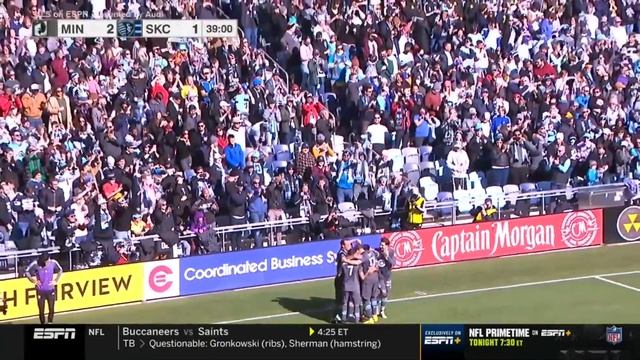 PK GOAL: Emanuel Reynoso, Minnesota United FC - 39th minute смотреть онлайн