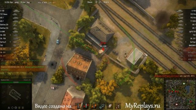 WOT: Вайдпарк  Объект 261  5 фрагов