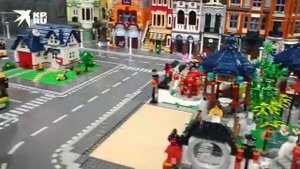 целый город музей из Lego