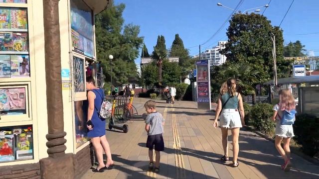 Сочи 2022, прогулка от центру Сочи 27 июля 2022 г. смотреть онлайн