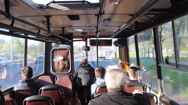 По Пискаревскому проспекту в Санкт-Петербурге - на ретро-автобусе Ikarus 280.03