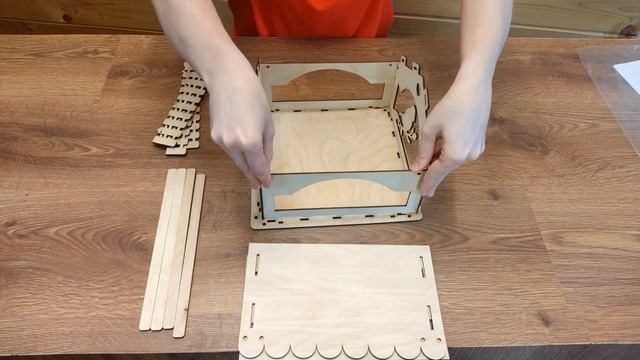 Инструкция по сборке кормушка "Домик с птичкой" смотреть онлайн