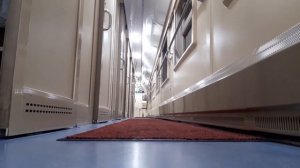 Просто перестук колес в ДВУХЭТАЖНОМ поезде. Ночь в поезде.