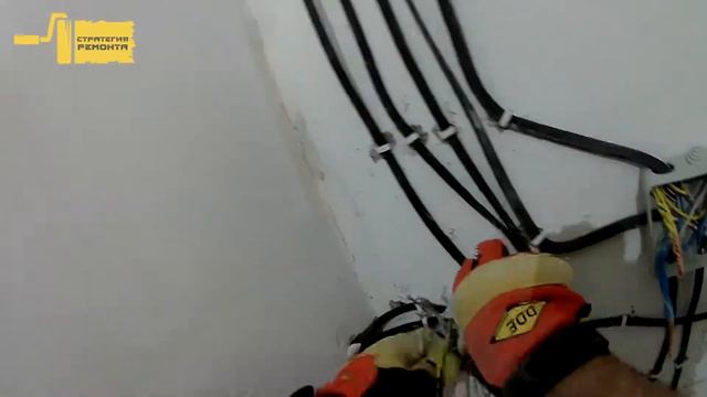 Сборка распаячной коробки с переключателями