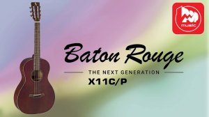 Акустическая гитара BATON ROUGE X11C/P || Парлор с топом из массива кедра