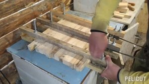 Самодельные ваймы с минимумом железа. Итоги склейки щита.