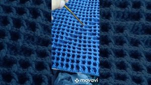 узор вафелька с прямоугольниками крючком.
