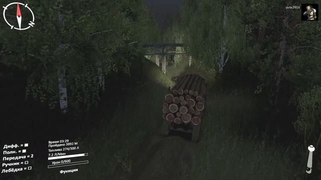 Spintires Углово  Доставка брёвен Задача 2  часть 4