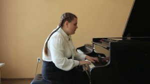 С. Баневич "Солдатик и балерина" исполняет Марина Матвеева 12 лет 3 класс ДШИ