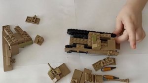 Танк из ЛЕГО деталей. ЛЕГО самоделки. Собираем новый танк из ЛЕГО.