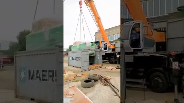 Перемещение прессов.  Установка прессов.