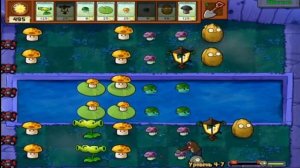 Прохождение Plants vs zombies. уровень 4-7 (субтитры)