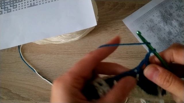 Второй способ вязания Интерлока Проект Вяжем вместе