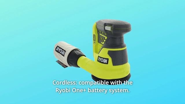 Ryobi P411 One 18 Volt 5 Inch Cordless Battery Operated Random Orbit Power Sander Review
