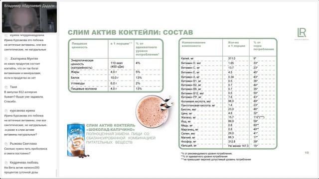 Правильное, функциональное, сбалансированное питание от LR. Всё - для красоты и здоровья. В.А.Дадал смотреть онлайн
