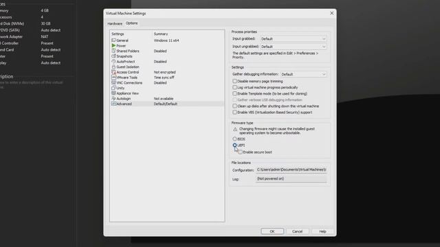 How to Enable UEFI and Secure Boot on VMware Workstation 16 смотреть онлайн
