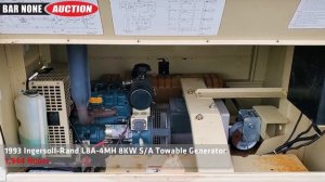 1993 Ingersoll Rand L8A-4MH 8KW S/A Towable Generator