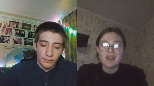 #сидимдома Гринько Дарья, Майлян Айрик - "Медработникам посвящается" (В. Желтухин) смотреть онлайн