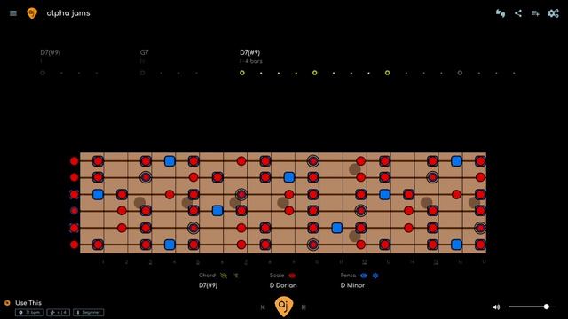 The Ultimate Dorian Funk Groove _ Guitar Jam Track (D Minor - 71 BPM)