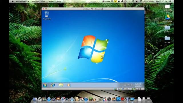 How to run Windows 7 in side of OS X Lion смотреть онлайн