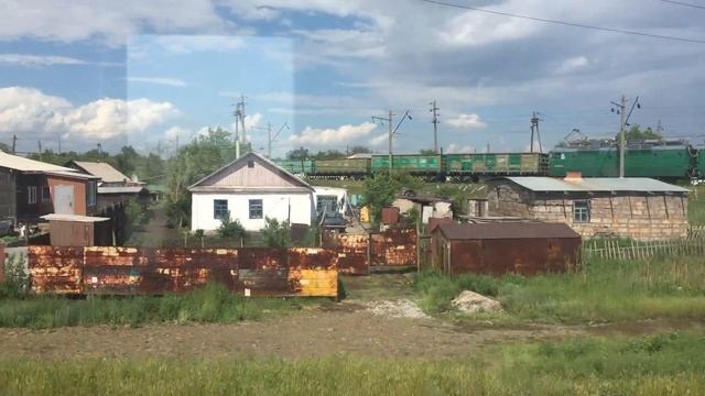 Окраины Астаны, Казахстан ЖД Ветка на северо - запад