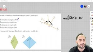 Geometria - Bissetriz de um ângulo.