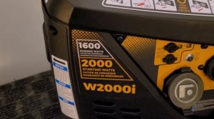 just delivered,  Firman 2000/1600 watt generator #power