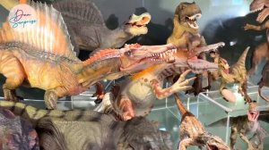 Dan Surprise Dinosaur Collection House Tour! Jurassic World Dinosaurs Collection Shelf Tour