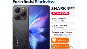 Обзор Blackview Shark 9 - 5G, 4К, ИИ, 5А/ч, 90Гц, очень яркий экран... и симпатичные крышки :-)