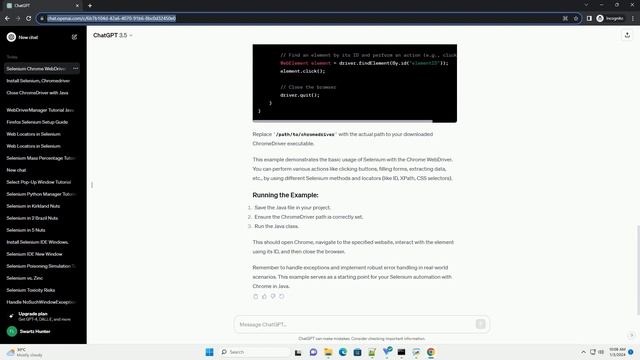 selenium chrome driver java example