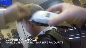 hair cut continues with wahl super taper