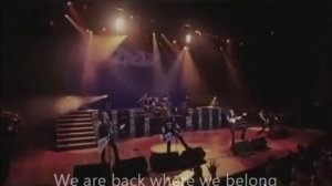 EDGUY live - Superheroes with Lyrics - live in Sao Paulo '06