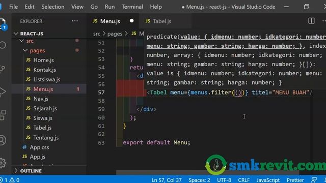 Tutorial Belajar React JS #11 Contoh reuse Komponen